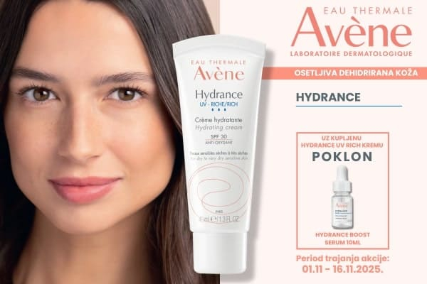 Avene Hydrance UV rich poklon 11/25 brend